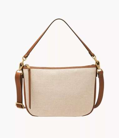 Fossil Skylar Canvas Natural Tas Selempang Wanita SHB3187-101