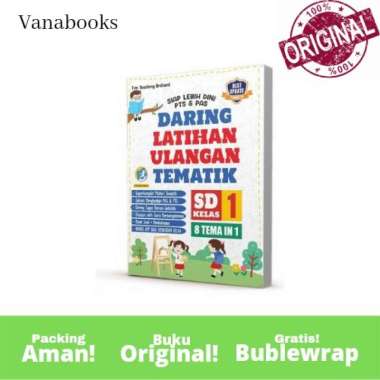 Buku Soal Pelajaran : Daring Latihan Ulangan Tematik Sd Kelas 1