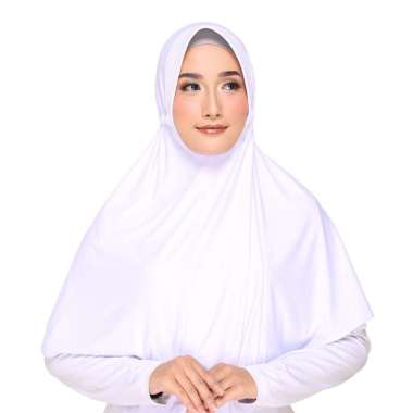 Elzatta Jilbab Instan Jumbo Elzatta Bergo Zaria Sahara L 902 - Putih