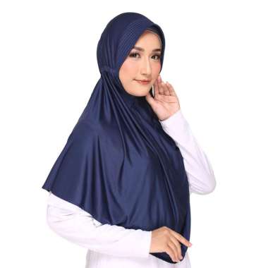 Elzatta Jilbab Instan Jumbo Elzatta Bergo Zaria Sahara L 516 - Navy