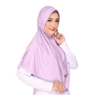 Elzatta Jilbab Instan Jumbo Elzatta Bergo Zaria Sahara L 617 - Ungu Muda