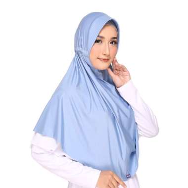 Elzatta Jilbab Instan Jumbo Elzatta Bergo Zaria Sahara L 533 - Biru 3