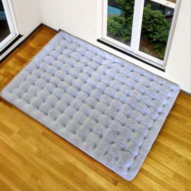 Kasur bulu tebal 180x80x8cm Super empuk/lembut/nyaman/murah LP KASUR+2BANTAL Putih