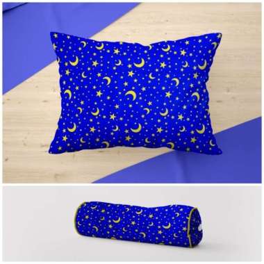 Sarung bantal tidur/sarung guling motif karakter LP HanyaSargul NightBlue