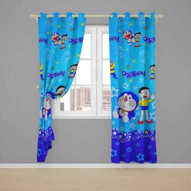Gorden Jendela Gorden Anak anak karakter Tinggi 225cm Free Tali&hook LP L200XT225CM DORAEMON