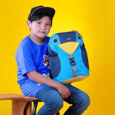 ZL Tas Ransel Anak Sekolah Laki Laki Perempuan TK SD Hewan Pinguin Lucu