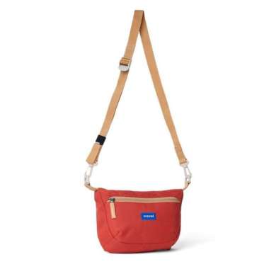 Sling Bag Walker 20 - Visval - Tas Selempang - Black Brick red