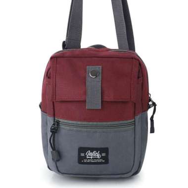 Sling bag Hp Elbrus tas selempang pria original Outvin waterproof - Merah Merah