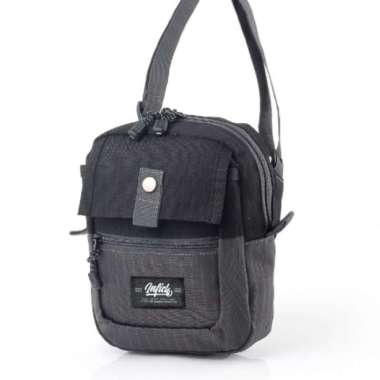 Sling bag Hp Elbrus tas selempang pria original Outvin waterproof - Merah Abu-abu