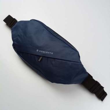 [BISA ] Tas Selempang Pria SOULGATE GOLD Original Waistbag Slingbag - Hitam Biru