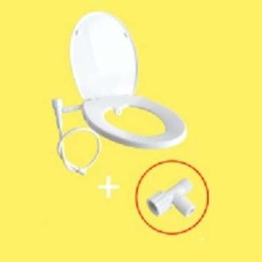 WATERTEC Sanlux Bidet Seat FTS-E02011 | Toilet Bidet Seat | Dudukan Closet | Seat Cover Closet