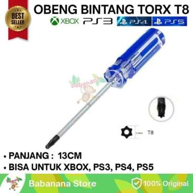 Obeng Bintang Torx T8 Stick Ps3 Ps4 Slim Ps5 Xbox One Ps 4 Slim T 8 Screwdriver