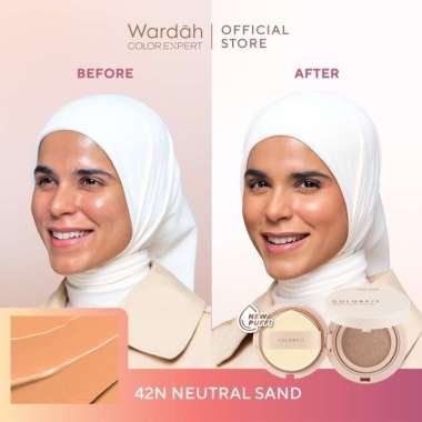 Wardah Colorfit Perfect Glow Cushion 42N N. Sand