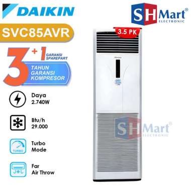 AC FLOOR STANDING DAIKIN 3,5 PK SVC85AV 1 PHASE NON INVERTER GARANSI RESMI WIRED