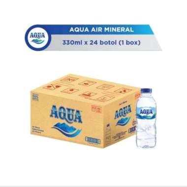 AQUA Botol 330 ML ( 1 Dus )