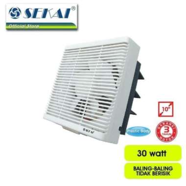 Exhaust Fan Sekai Wef 1090 Hexos Dinding Sekai Wef-1090 Multicolor
