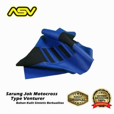 Kulit Jok Motocross Tipe Venturer Biru