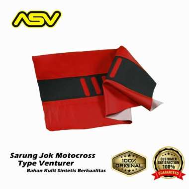 Kulit Jok Motocross Tipe Venturer Merah