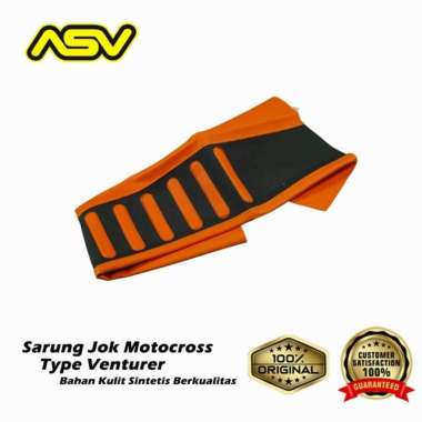 Kulit Jok Motocross Tipe Venturer Orange