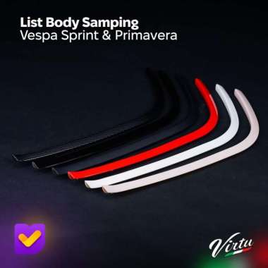 VIRTU List Body Samping Vespa Sprint Primavera Carbon