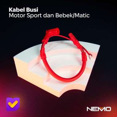 NEMO Kabel Busi Motor Sport / Motor Bebek/Matic Motor Bebek