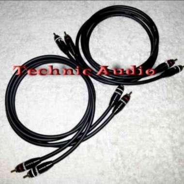 Kabel Canare L2T2S Original 2Mtr +Jack Rca Nakamichi Multicolor