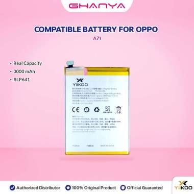 Baterai Oppo BLP641 Oppo A71 Real Capacity Double Power HP Handphone BLP 641 Dual IC Protection Batr