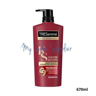 Promo Harga Tresemme Shampoo Keratin Smooth 670 ml - Blibli