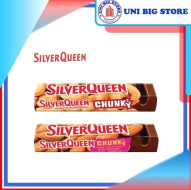 Promo Harga Silver Queen Chunky Bar Almonds 30 gr - Blibli