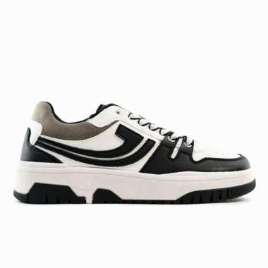 SEPATU SNEAKERS JOHNSON - PHOENIX LOWCUT (LC) BLACK WHITE 37