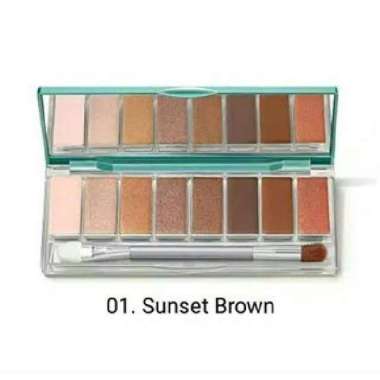 WARDAH Exclusive Eyeshadow Palette 10g SUNSET BROWN