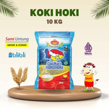 Beras Ikan Koki Hoki @10KG - Agen Beras Samiuntung