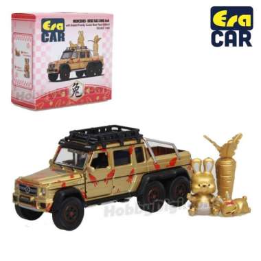 1/64 ERA CAR MERCEDES BENZ G63 AMG 6X6 WITH RABITT FAMILY