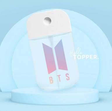 Pocket Hand Sanitizer BTS Logo Nama Spray Bottle Bangtan Kpop