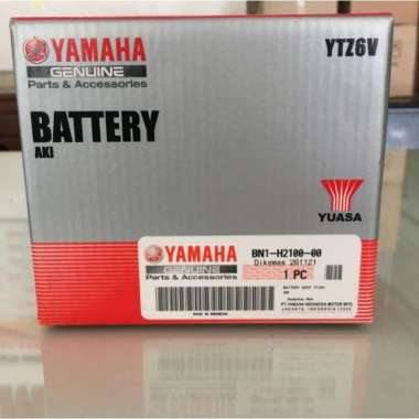 Baterai Accu Aki Kering Yuasa YTZ6V Freego Lexi New Nmax Aerox M3 BN1-H2100-00 Asli Original Yamaha