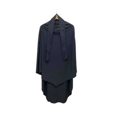 Ziyah.id French Khimar Instan Jumbo Bahan Jersey Premium FK Sport Muslimah Hitam