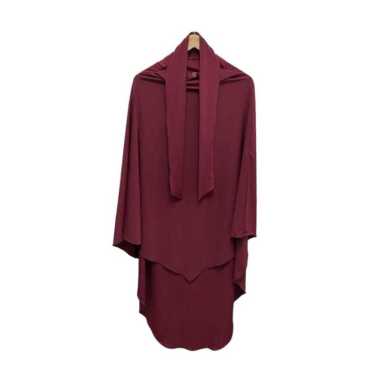 Ziyah.id French Khimar Instan Jumbo Bahan Jersey Premium FK Sport Muslimah Marun