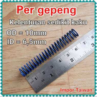 Per Valve - HMR bentuk gepeng atau pipih warna biru tua