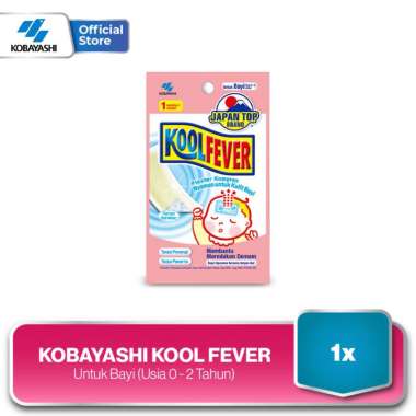 1 Sachet KOOLFEVER Plester Kompres Demam Bayi Penurun Panas