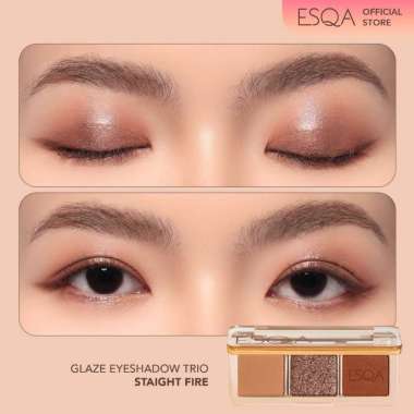 ESQA Glaze Eyeshadow Trio Straight Fire