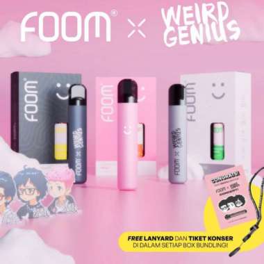 Bundle Foom X Pod x Weird Genius Bundling Liquid Saltnic 15ml Gray