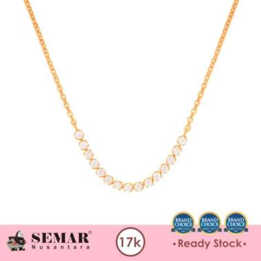 Kalung Emas Rilla List Gold 17K Semar Nusantara