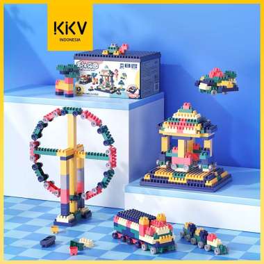 KKV - Mr. man · Mainan Brick Balok Susun Anak DIY 260pcs Bahan ABS Kuat Tahan Lama