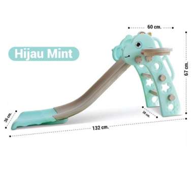 [BISA INSTANT✓] DENO KISUBO Giraffe Slider Set Perosotan Anak Mainan Anak Slider DINO-270-GREEN
