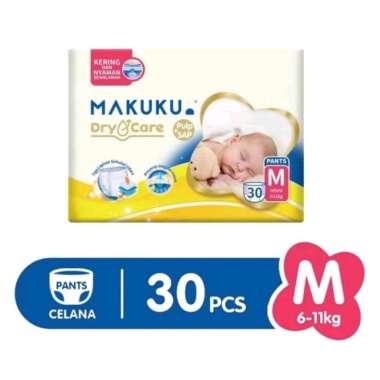 Makuku Dry Care Popok Bayi M 30
