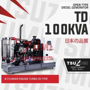 Genset Open Diesel 100 KVA Japan Technology