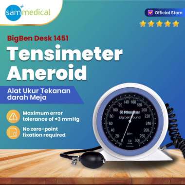 Riester Tensimeter Aneroid BigBen Desk Cat 1451 / Alat Ukur Tekanan Darah Model Meja / Tensi Meter B
