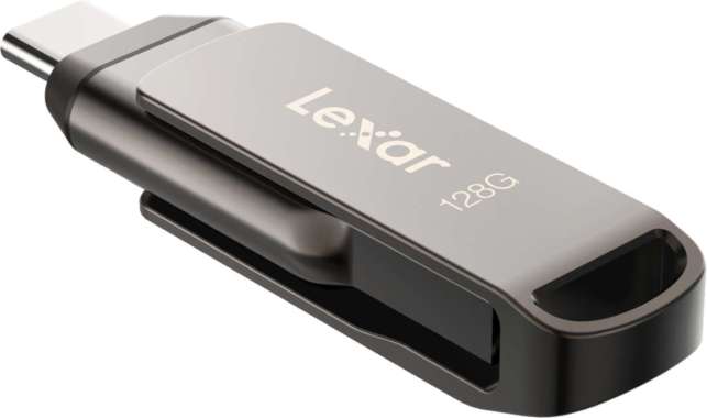 Lexar Flashdisk JumpDrive DualDrive D400 OTG 128GB