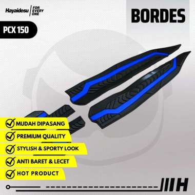 Hayaidesu Floor Step Boardrest Karpet Motor PCX 150 Bordes - Premium Quality KUNING