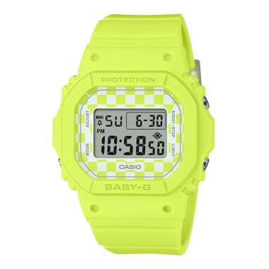 Jam Tangan Wanita Casio Baby-G BGD-565GS-9DR Street Skate Culture Ladies Digital Dial Yellow Resin B